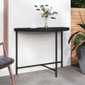 Miniatyrbillede 9 af 10: vidaXL havebord 100x50x75 cm polyrattan sort