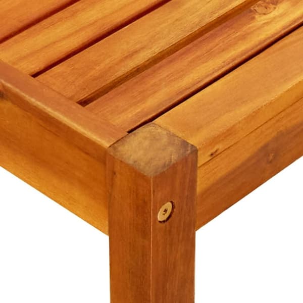 vidaXL Trädgårdsbord 85x57x29 cm massivt akaciaträ