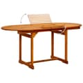 Miniatyrbillede 3 af 9: vidaXL havebord (120-170)x80x75 cm massivt akacietræ