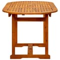 Miniatyrbillede 6 af 9: vidaXL havebord (120-170)x80x75 cm massivt akacietræ