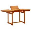 Miniatyrbillede 1 af 9: vidaXL havebord (120-170)x80x75 cm massivt akacietræ