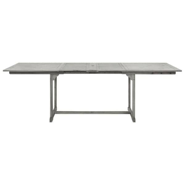 vidaXL Utendørs spisebord (160-240)x100x75 cm heltre akasie