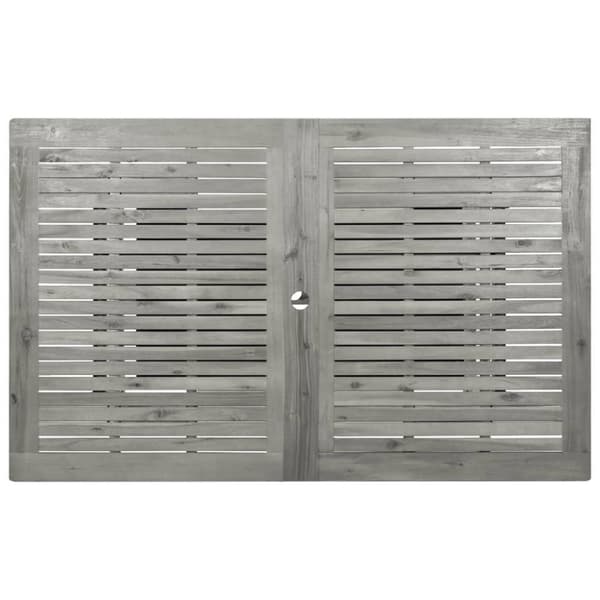 vidaXL Utendørs spisebord (160-240)x100x75 cm heltre akasie