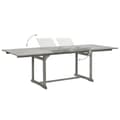 Miniatyrbillede 4 af 9: vidaXL havebord (160-240)x100x75 cm massivt akacietræ