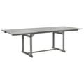 Miniatyrbillede 1 af 9: vidaXL havebord (160-240)x100x75 cm massivt akacietræ