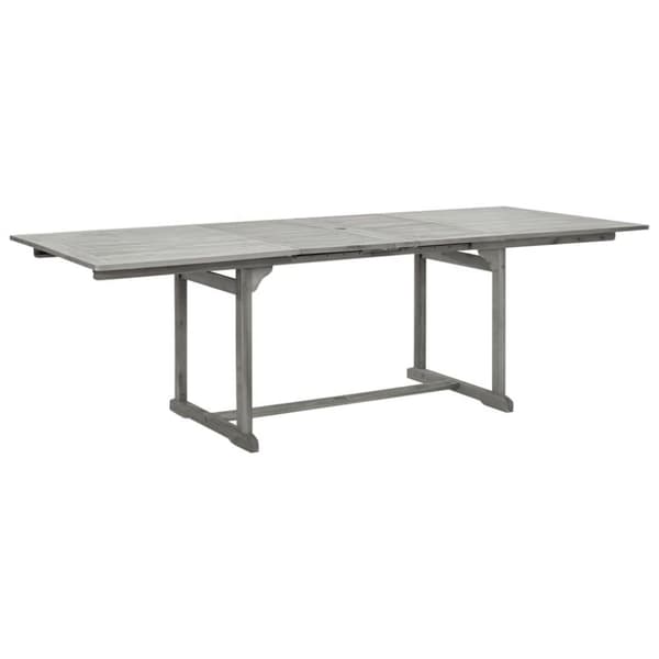 vidaXL havebord (160-240)x100x75 cm massivt akacietræ