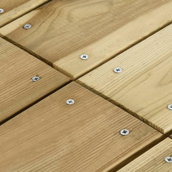 vidaXL Trädgårdsbord 110x74x75 cm impregnerad furu