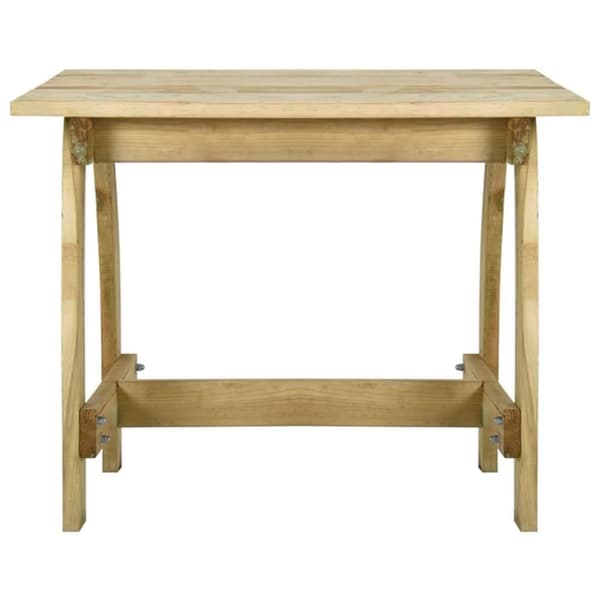 vidaXL Trädgårdsbord 110x74x75 cm impregnerad furu