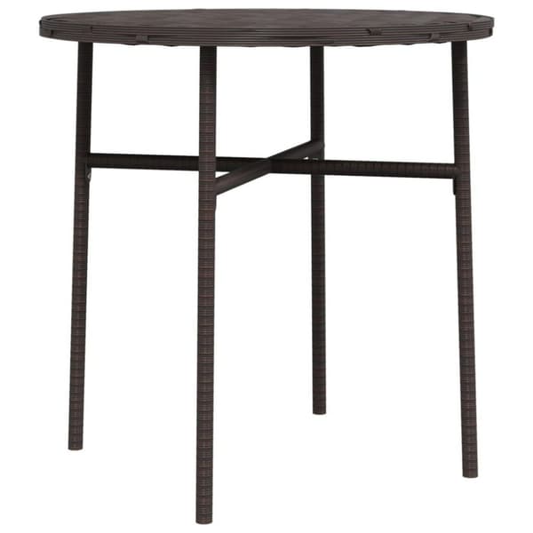 vidaXL Tebord brun 45 cm polyrotting