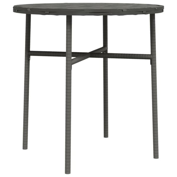 vidaXL Tebord grå 45 cm polyrotting