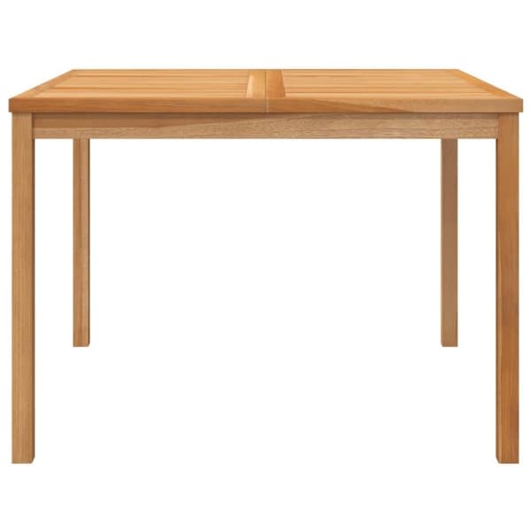 vidaXL Trädgårdsbord 110x110x77 cm massiv teak