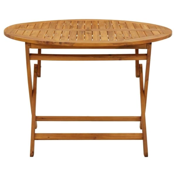 vidaXL foldbart havebord 110 cm massivt akacietræ