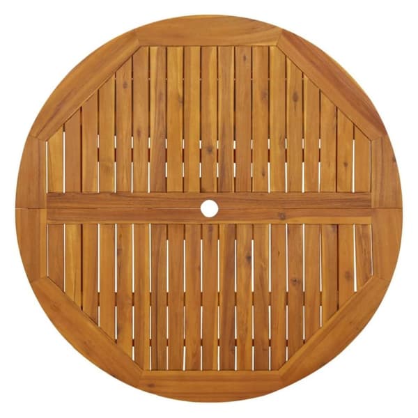 vidaXL Sammenleggbart hagebord 110 cm heltre akasie