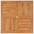 Miniatyrbilde 4 av 8: vidaXL Utendørs spisebord 110x110x75 cm heltre teak