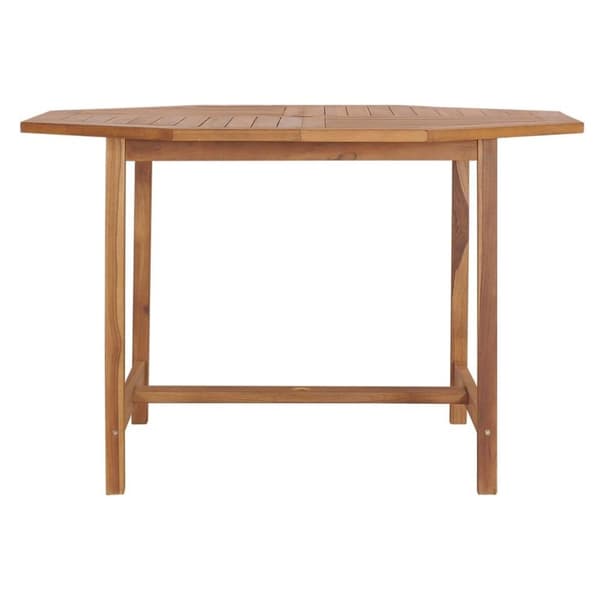 vidaXL Utendørs spisebord 110x110x75 cm heltre teak