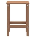 Pikkukuva 4 / 9: vidaXL Adirondack puutarhapöytä ruskea 38x38x46 cm HDPE