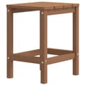 Pikkukuva 2 / 9: vidaXL Adirondack puutarhapöytä ruskea 38x38x46 cm HDPE