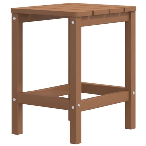 vidaXL Adirondack puutarhapöytä ruskea 38x38x46 cm HDPE