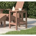 Pikkukuva 1 / 9: vidaXL Adirondack puutarhapöytä ruskea 38x38x46 cm HDPE