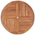 Miniatyrbilde 4 av 9: vidaXL Utendørs spisebord Ø110x75 cm heltre teak