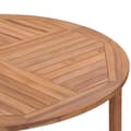 Miniatyrbilde 7 av 9: vidaXL Utendørs spisebord Ø110x75 cm heltre teak