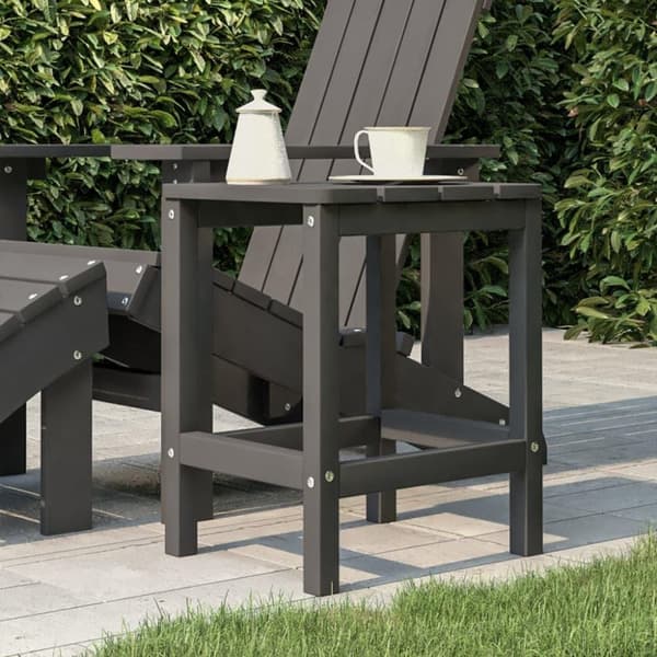 vidaXL Adirondack puutarhapöytä antrasiitti 38x38x46 cm HDPE