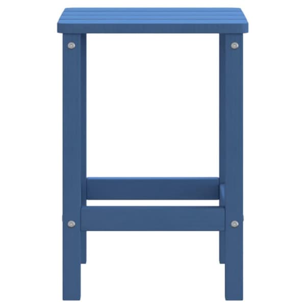 vidaXL Adirondack puutarhapöytä vedensininen 38x38x46 cm HDPE