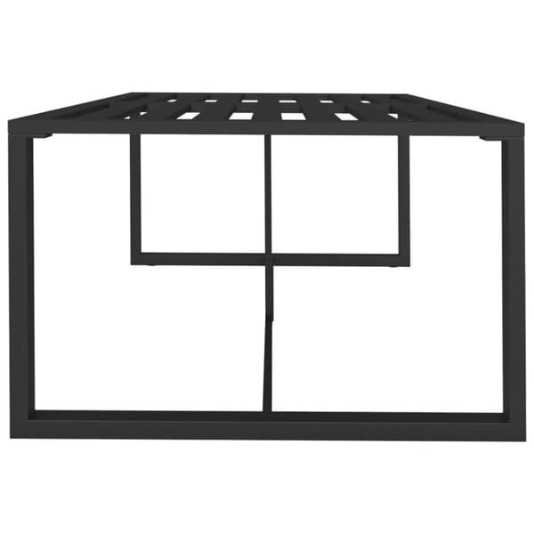 vidaXL havebord 120x60x66 cm aluminium antracitgrå