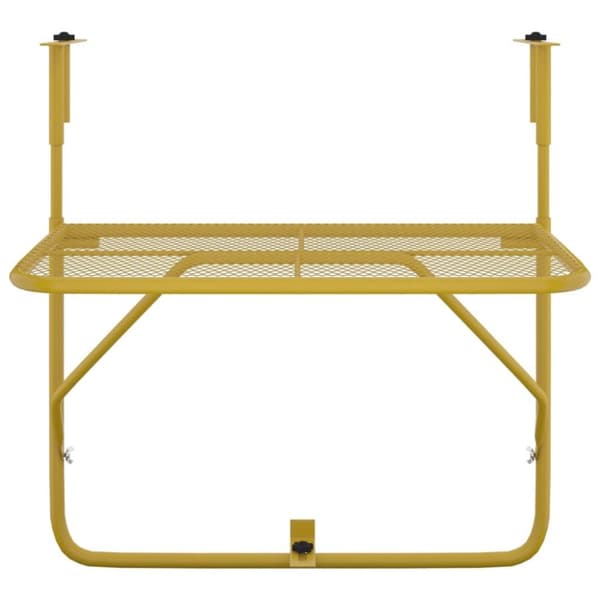 vidaXL altanbord 60x40 cm stål guldfarvet