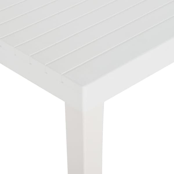 vidaXL havebord 220x90x72 cm PP hvid