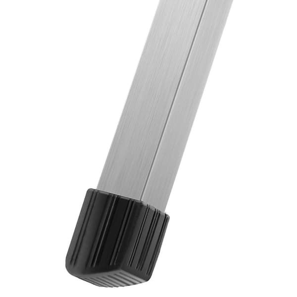 Foldebord Bastian, aluminium højdejusterbart - sølv