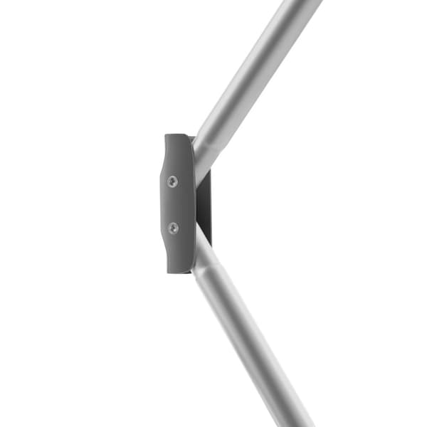 Foldebord Tina aluminium, højdejusterbart - sølv