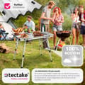 Miniatyrbild 8 av 11: Campingbord Tina i aluminium , hopfällbart, höj- och sänkbart - silver