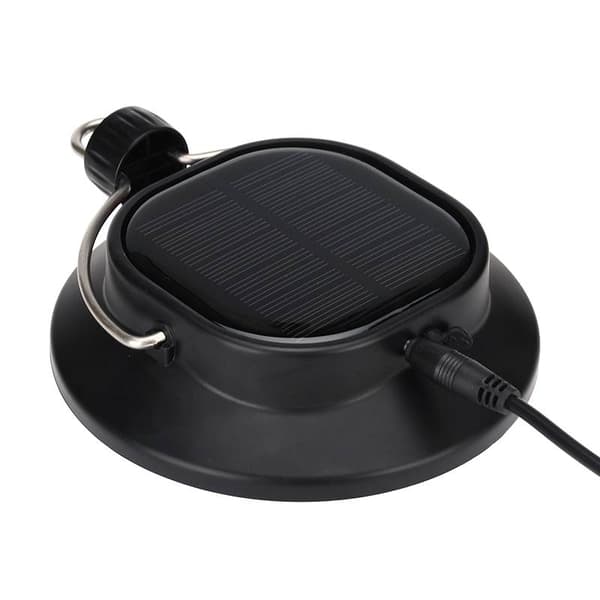 360° LED solcells-campinglykta, 5 lägen, 1200mAh, 360 lm