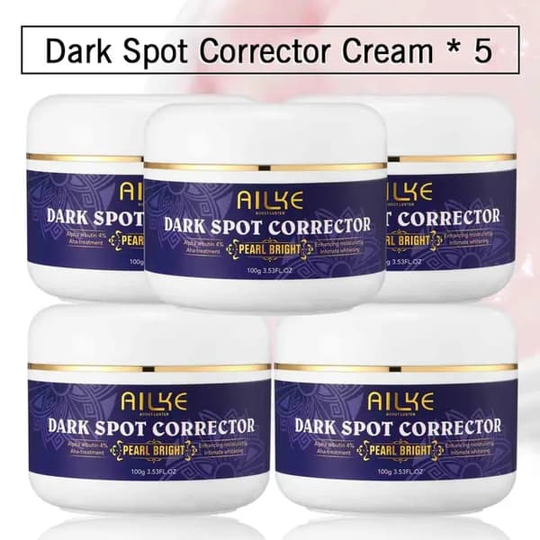 Mørkepletter Fjerner Creme, Armhule & Albuer, Glutathion & Vitamin E, Pakke med 5