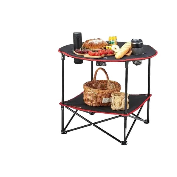Utomhus Camping Hopfällbart Bord, Ultralätt, Hopfällbart