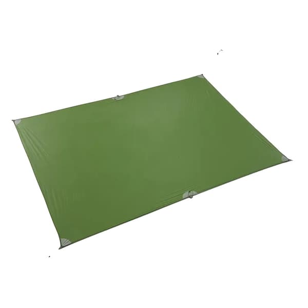 Letvægts camping tarp, vandtæt 5000mm, holdbart 15D nylon,Mørkegrøn 210x300CM