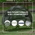 Miniatyrbild 4 av 4: Campingbäddset, allt-i-ett-design, väderbeständig tält, snabb uppsättning