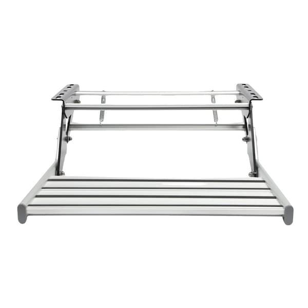 Camping RV-ingångstrappa, hållbar aluminiumlegering, 150 kg bärkapacitet,Silver