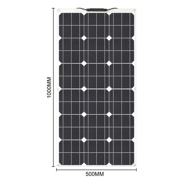 200W Flexibelt Solpanel Kit, Hög Effektivitet, Lättviktig och Portabel