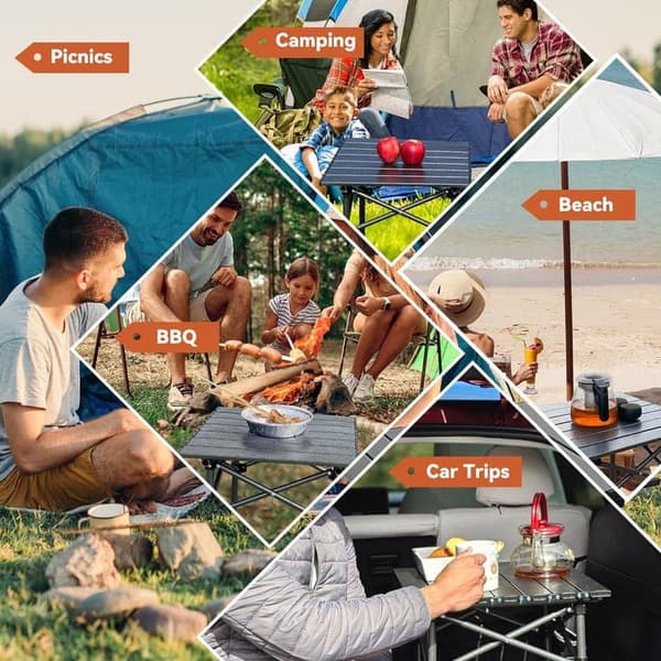 OBOSOE Campingbord, hopfällbart tabell
