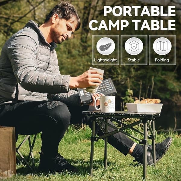 OBOSOE Campingbord, hopfällbart tabell