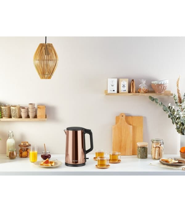 TEFAL | Kettle | KI583C10 | Electric | 2000 W | 1.5 L | Stainless Steel | 360° rotational base | Gold
