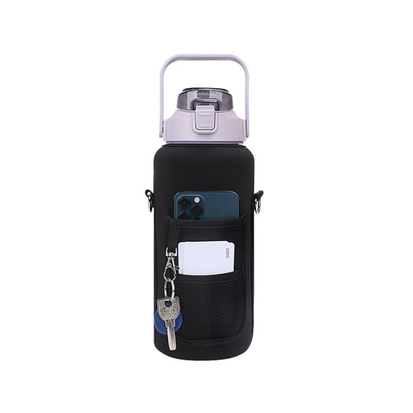 INF Metal Clip vannflaskepose Sort