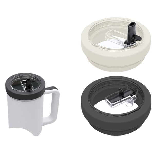 INF Stanley IceFlow 40oz glasslokk med sammenleggbar sugerør Hudfarge
