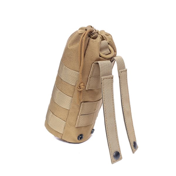 INF Tactical Water Bottle Pouch, Molle Compatible Carrier for Hiking