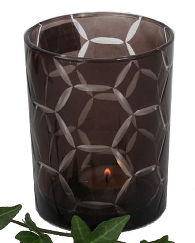Stearinlysglas i lysestagen 12cm