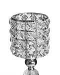 Miniatyrbild 6 av 7: Ljusstake Silver Metall Glas Glam