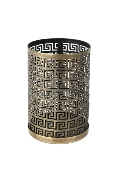 FINTINNE Lanternebord Antik guld H14 cm