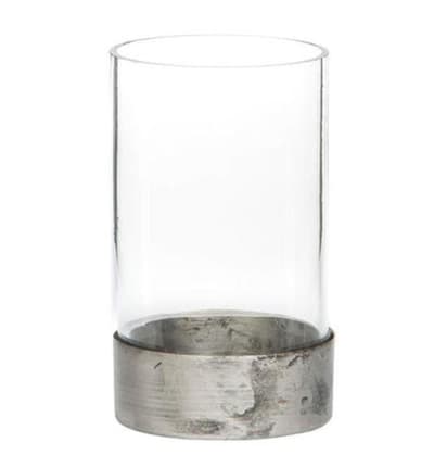 FINTINNE Glaslykt Grovmetal 20 cm